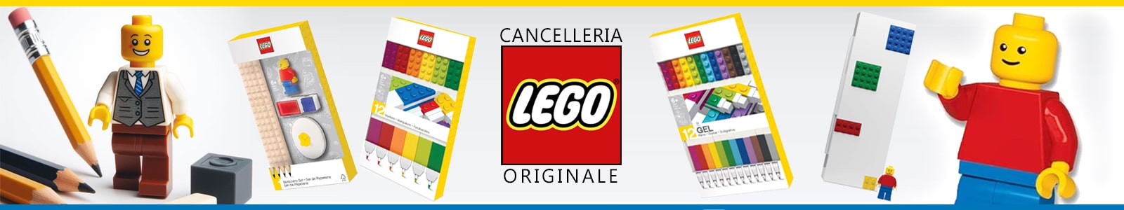 Cancelleria originale della Lego, linea ispirata ai famosi mattoncini colorati