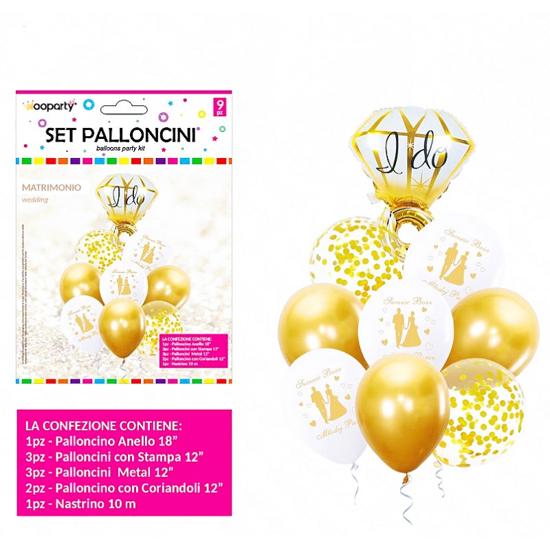 Set palloncini numero 9 – Shopping Store