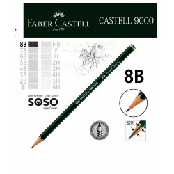Matita B Faber Castell 9000