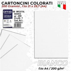 Clairefontaine 33019C Risma Cartoncino Bristol, 66 x 50 x 3.5 cm, Bianco
