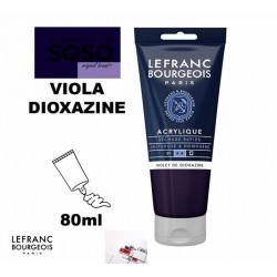 LEFRANC BOURGEOIS Acrilico fine 80ml viola dioxazine - 1