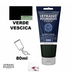 LEFRANC BOURGEOIS Acrilico fine 80ml verde vescica - 1