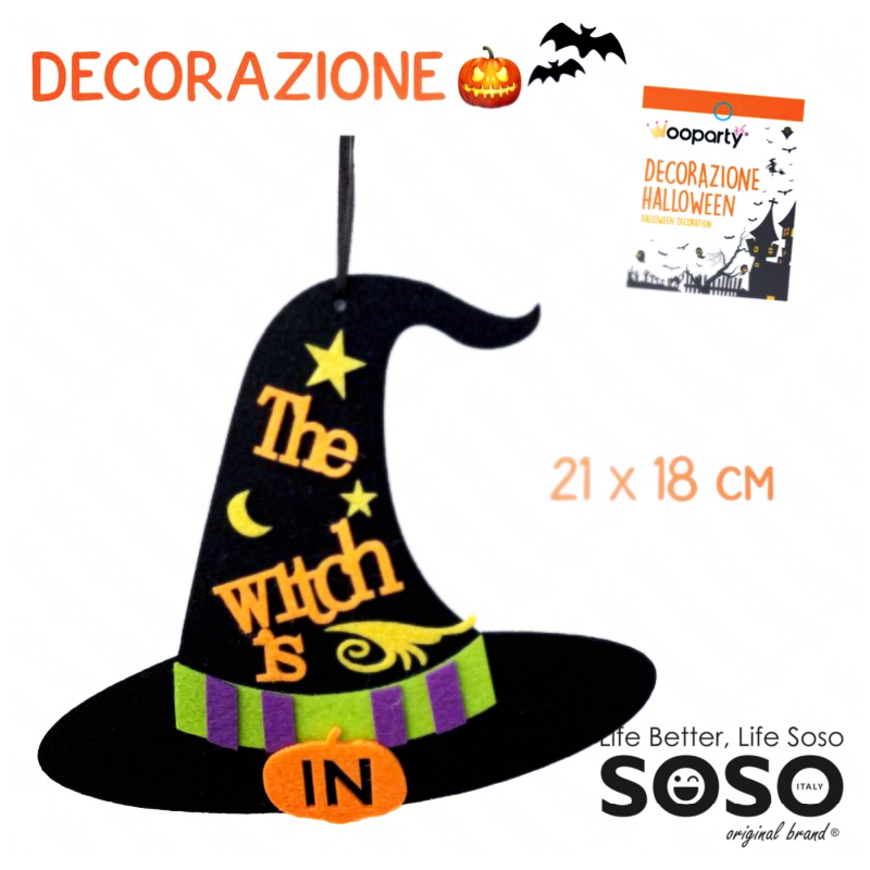 Decorazione HALLOWEEN dimensione 21x18cm - 1