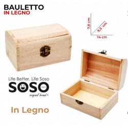 Scatola in legno 14x9.3x7.8cm - 1