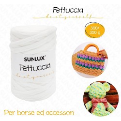 Fettuccia filato bianco circa 300-350gr - 1