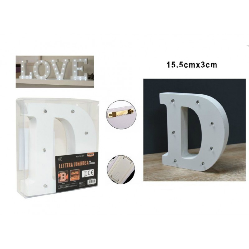 Vendita lettere luminose decorative  Negozio online Hobby Creativi Soso  Italy