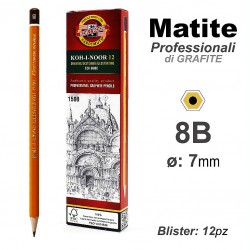 Koh-i-noor matite professionali di grafite d,7mm 8B - 1