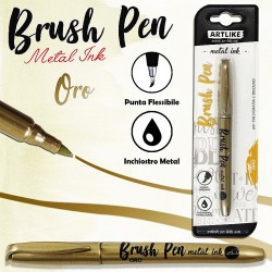 Brush pen calligrafia oro...
