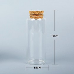 Bottiglia di vetro 12x4,5cm...