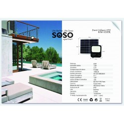 Faro LED solare 60w...