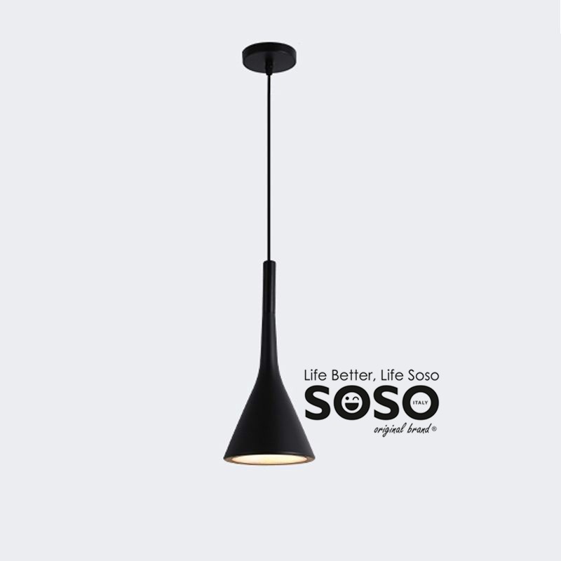 Lampadario nero 150x360cm - 1