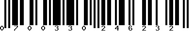 EAN-13 : 0700330246232