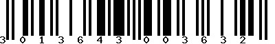 EAN-13 : 3013643003632