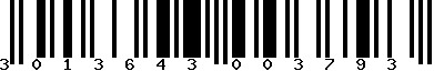 EAN-13 : 3013643003793