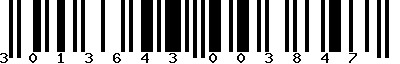 EAN-13 : 3013643003847
