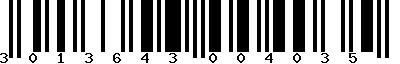 EAN-13 : 3013643004035