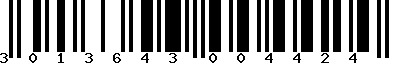 EAN-13 : 3013643004424