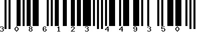 EAN-13 : 3086123449350