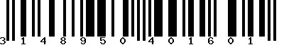 EAN-13 : 3148950401601
