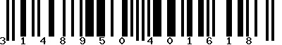 EAN-13 : 3148950401618