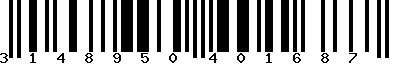 EAN-13 : 3148950401687