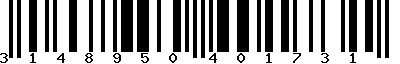 EAN-13 : 3148950401731