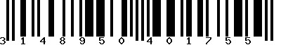 EAN-13 : 3148950401755