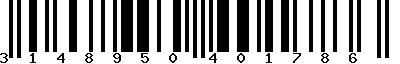 EAN-13 : 3148950401786