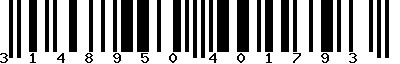 EAN-13 : 3148950401793