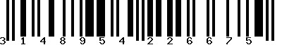 EAN-13 : 3148954226675