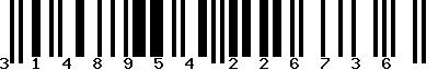 EAN-13 : 3148954226736