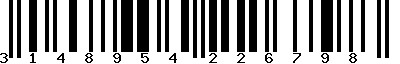 EAN-13 : 3148954226798
