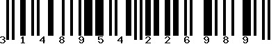 EAN-13 : 3148954226989