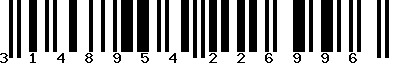EAN-13 : 3148954226996