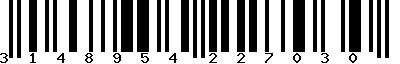 EAN-13 : 3148954227030