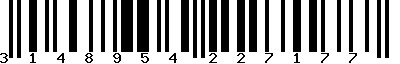 EAN-13 : 3148954227177