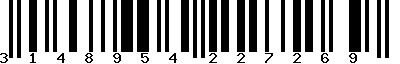 EAN-13 : 3148954227269