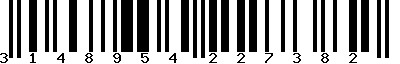 EAN-13 : 3148954227382