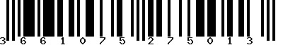 EAN-13 : 3661075275013