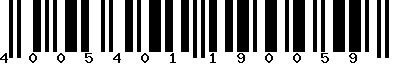 EAN-13 : 4005401190059
