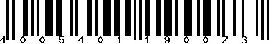 EAN-13 : 4005401190073