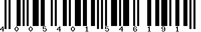EAN-13 : 4005401546191