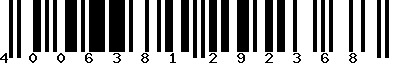 EAN-13 : 4006381292368