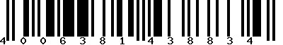 EAN-13 : 4006381438834