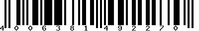 EAN-13 : 4006381492270