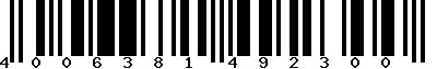 EAN-13 : 4006381492300