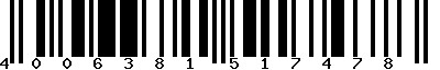EAN-13 : 4006381517478