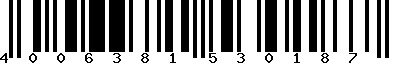 EAN-13 : 4006381530187