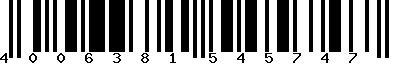 EAN-13 : 4006381545747