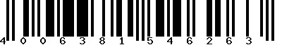 EAN-13 : 4006381546263